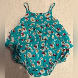 Posh Peanut ruffled bubble romper